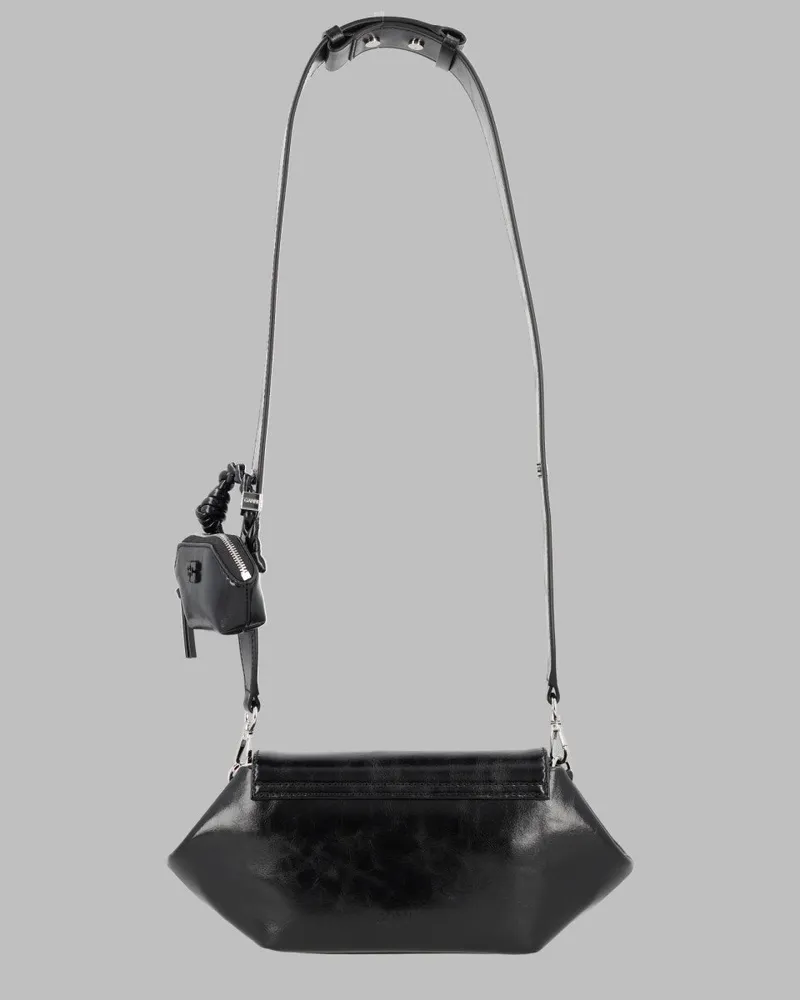 Ganni Bou Shoulder Bag — Black Black