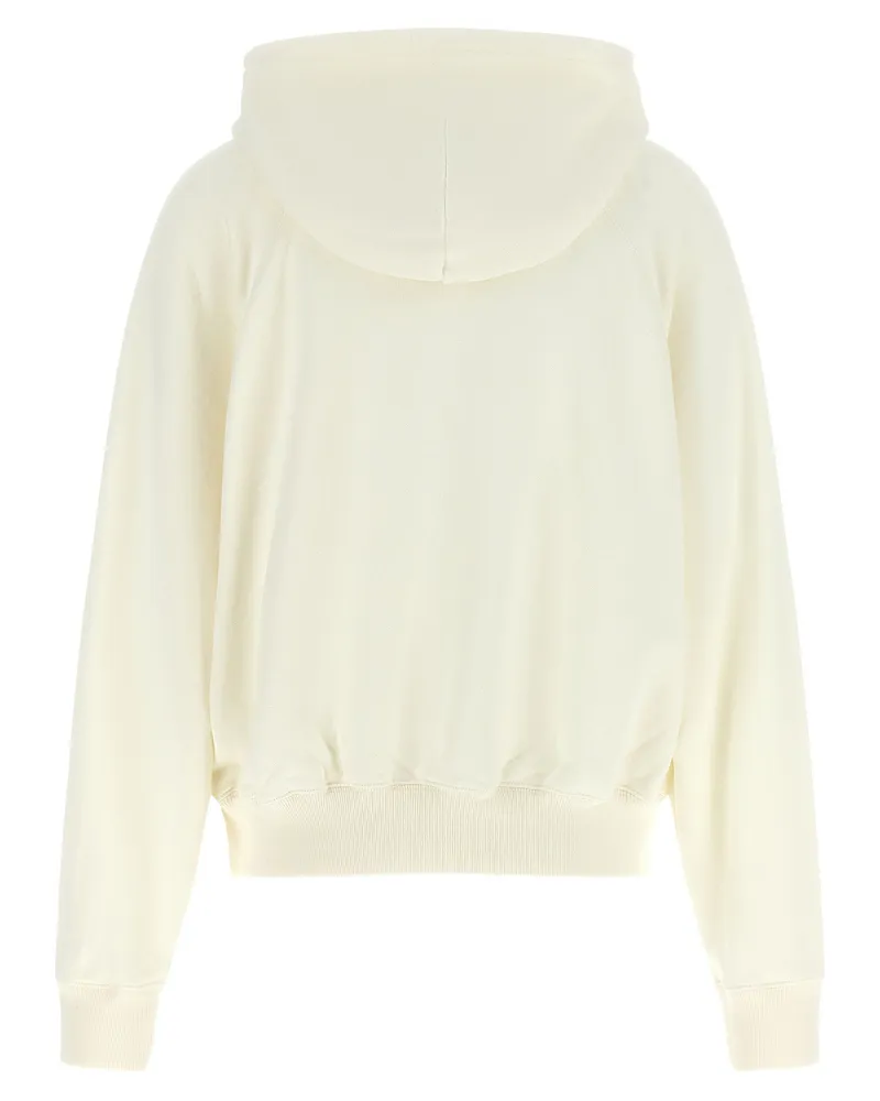 Ralph Lauren Polo Bear-Print Hoodie — Cream Cream