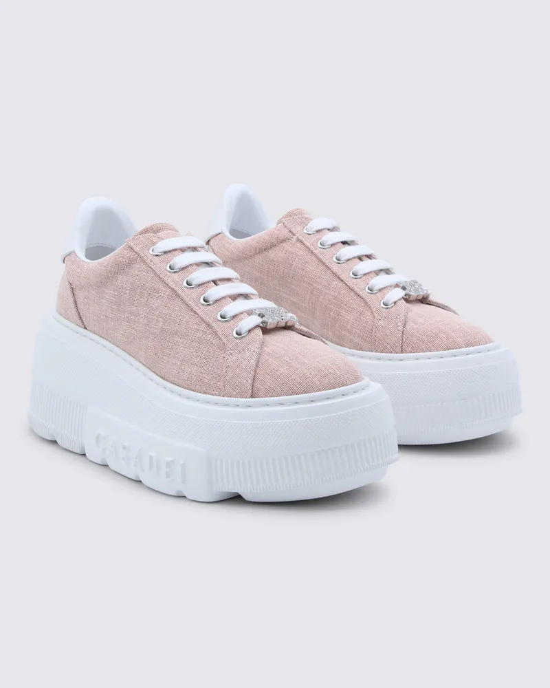 Casadei Women's Sneakers Rosa _ Cover Tex-Le Sole El Tex/le Pink