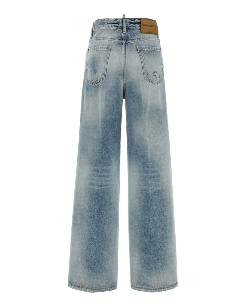 Dsquared2 Women's Denim Jeans Navyblue Exterior: Cotton Navy