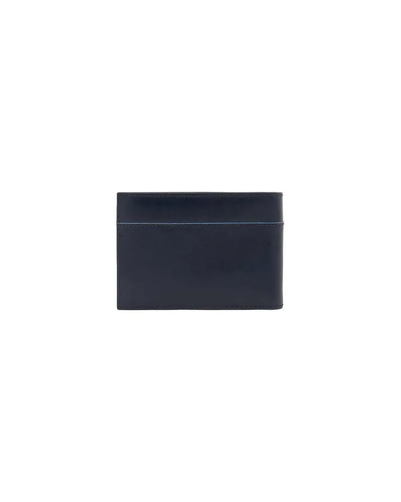 Piquadro Men's Blue Leather Bags Wallet Blue