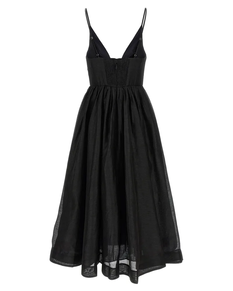 Zimmermann Illustration Dress — Black Black