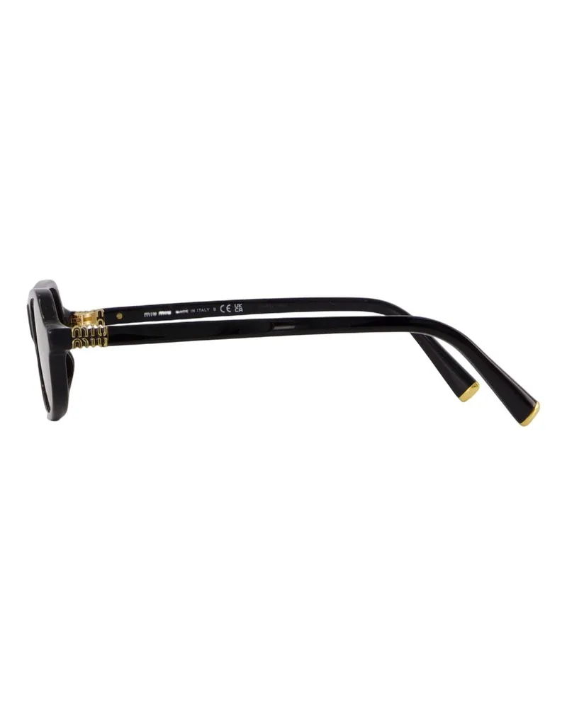 Miu Miu Unisex 0mu B10su Sunglasses - Miu Acetate Brown Accessories Black