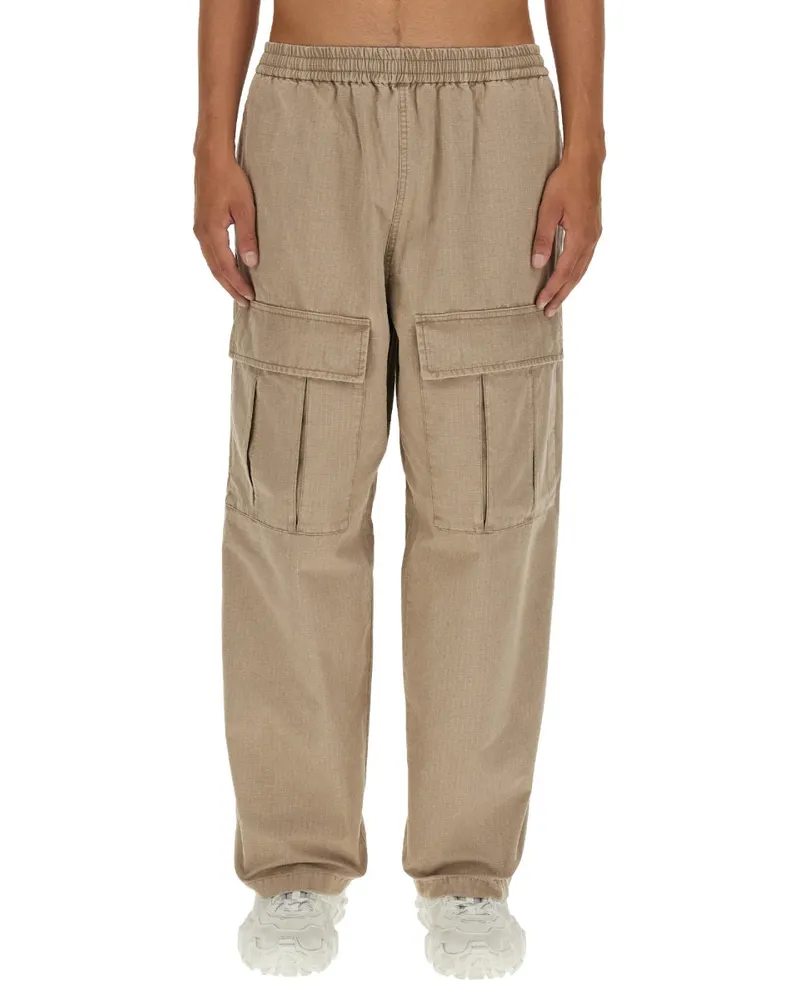 Acne Studios Cotton Trousers — Beige Beige