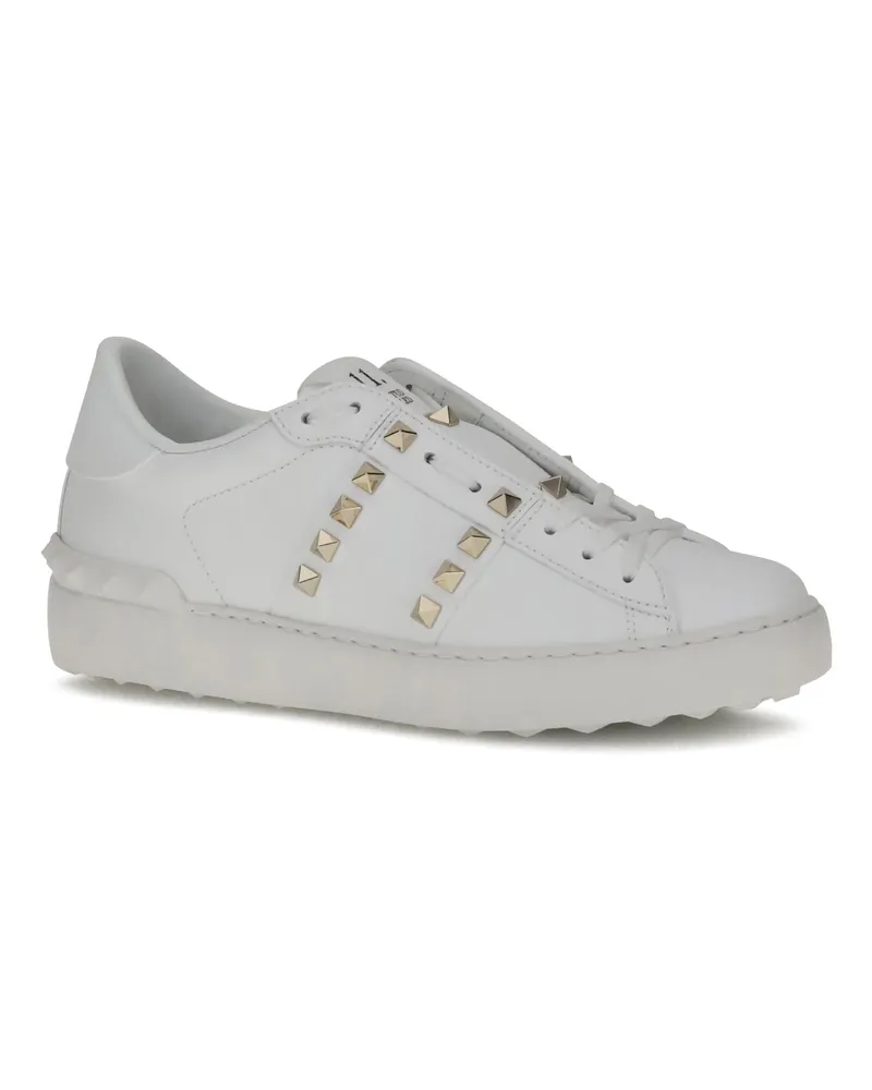 Valentino Garavani Women's Rockstud Untitled Sneakers Bianco-Bianco-Bianco Bianco/bianco/bianco White