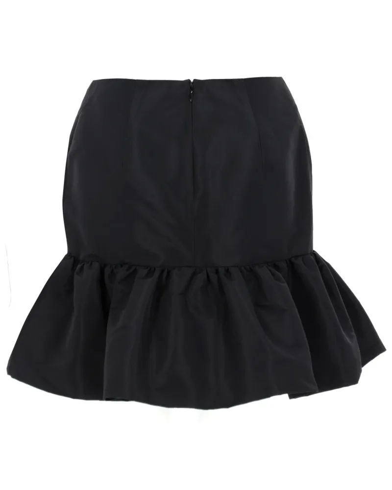 Nina Ricci Peplum Mini Skirt — Black Black