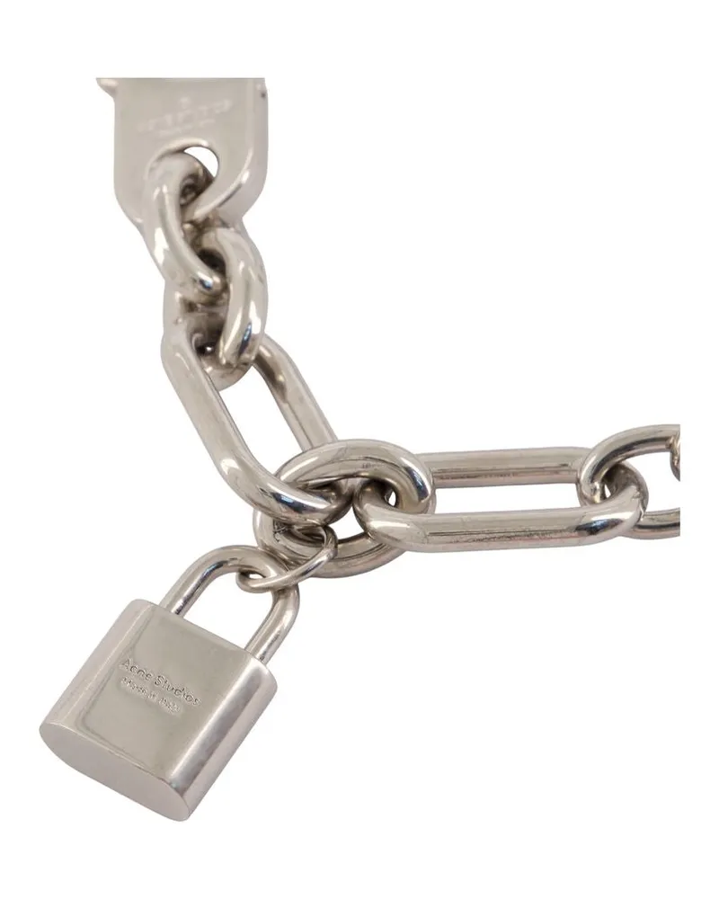 Acne Studios Men's Fn Ux Jewe000491 Necklace Metal Silver Jewelry-Watches Necklaces Silver