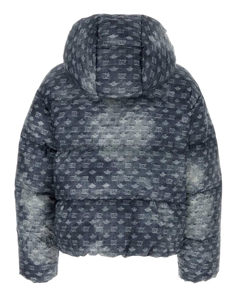 Dsquared2 Men's Blouson Down Jacket Blue Polyester Blue