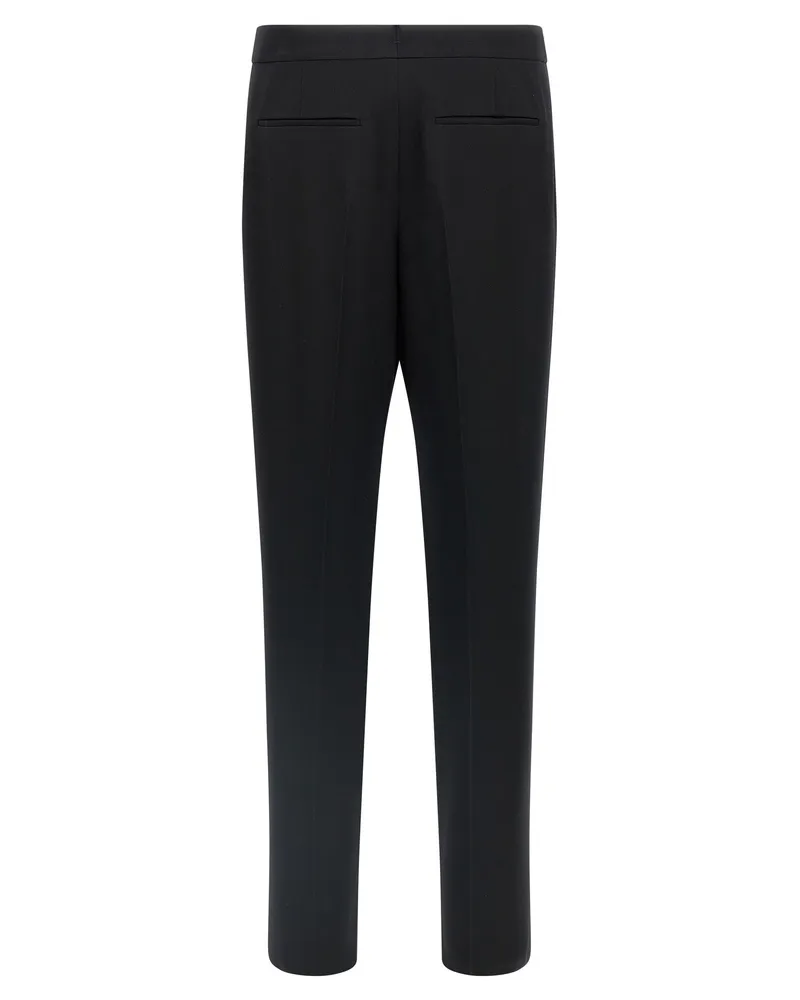Saint Laurent Men's Black Wool Dress Pants Black