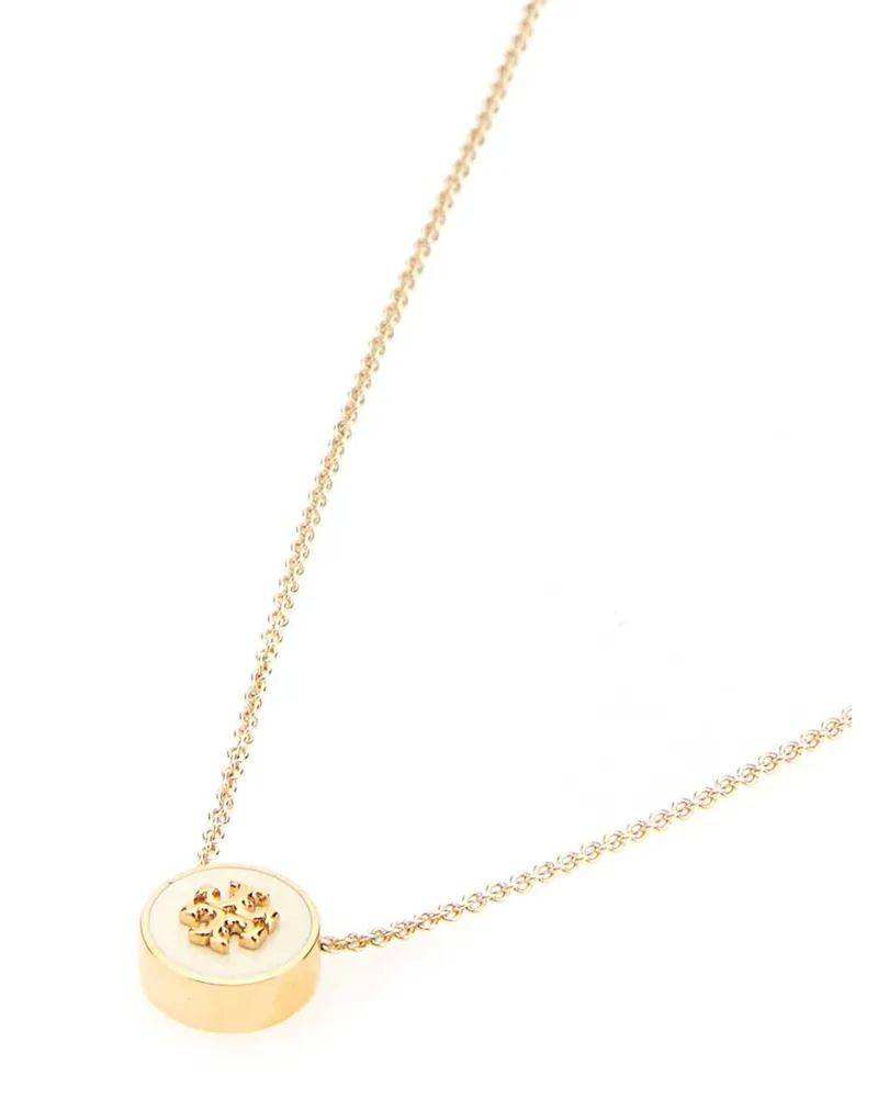 Tory Burch Women's Enameled Metal Icon Necklace 720 Exterior: Brass Collane Necklaces 720
