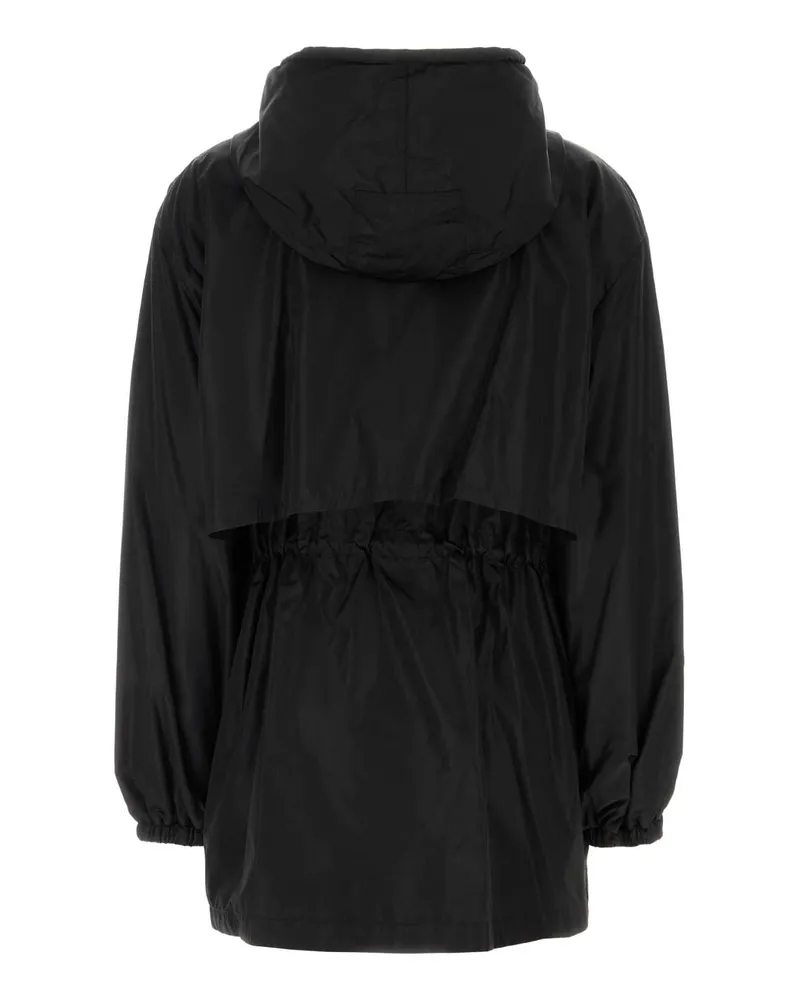 Burberry Women's Black Nylon Windbreaker Exterior: Giacche E Gilet Jacket Black