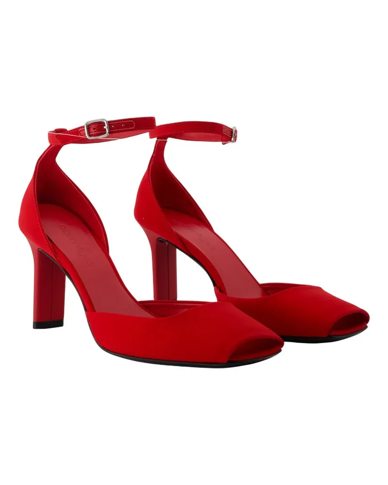 Courrèges Women's Peep Toe Pumps -  Jersey Red Others Shoes Red