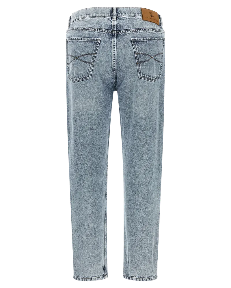 Brunello Cucinelli Light Blue Denim Jeans — Blue Blue