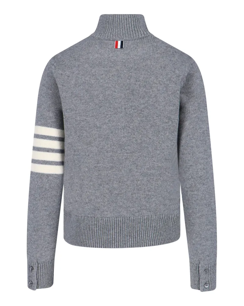 Thom Browne Women's Sweaters Grey Virgin Wool Gray