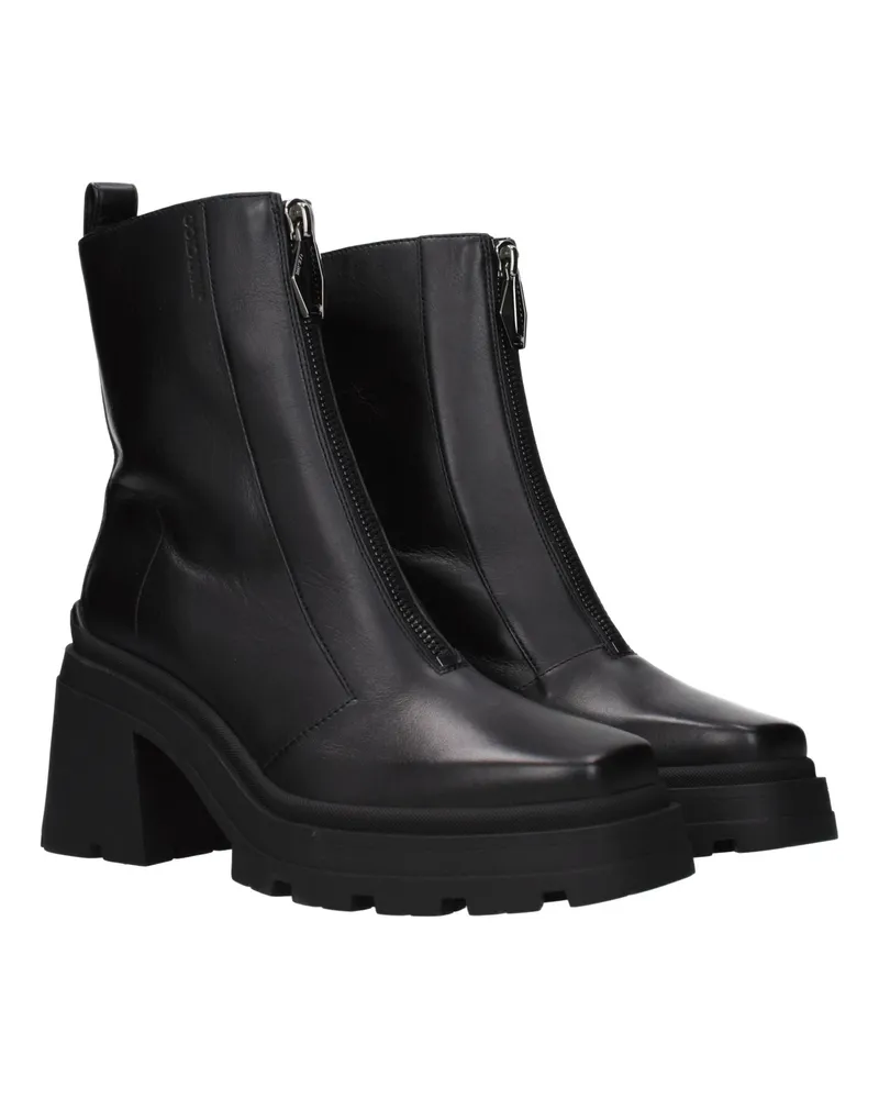 Jimmy Choo Women's Black Leather Ankle Boots Black