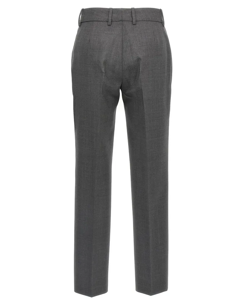 Ermanno Scervino Virgin Wool Trousers — Gray Grey