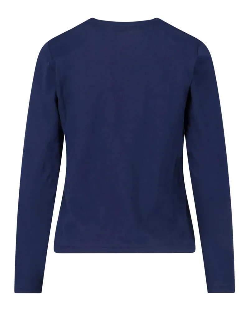 Ralph Lauren Women's T-Shirts And Polos Blue Cotton Navy