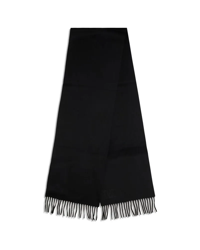 Max Mara Women's Black Cashmere Scarf Black