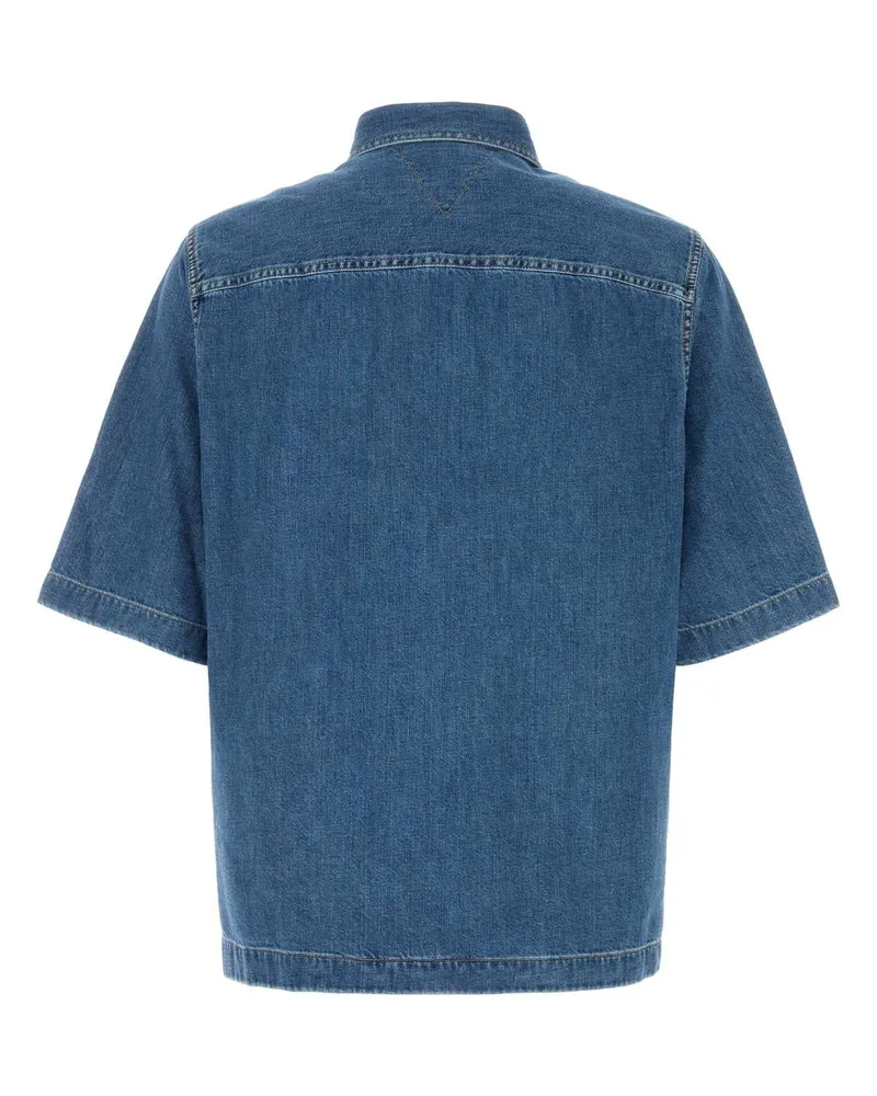 Bottega Veneta Men's Denim Shirt Ls Blue Camicie Blue