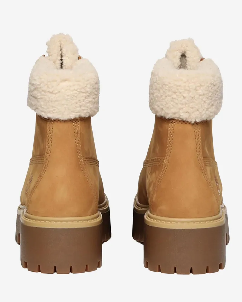 Timberland Women's Ankle Boots Stone Street Light Brown Leather Brown