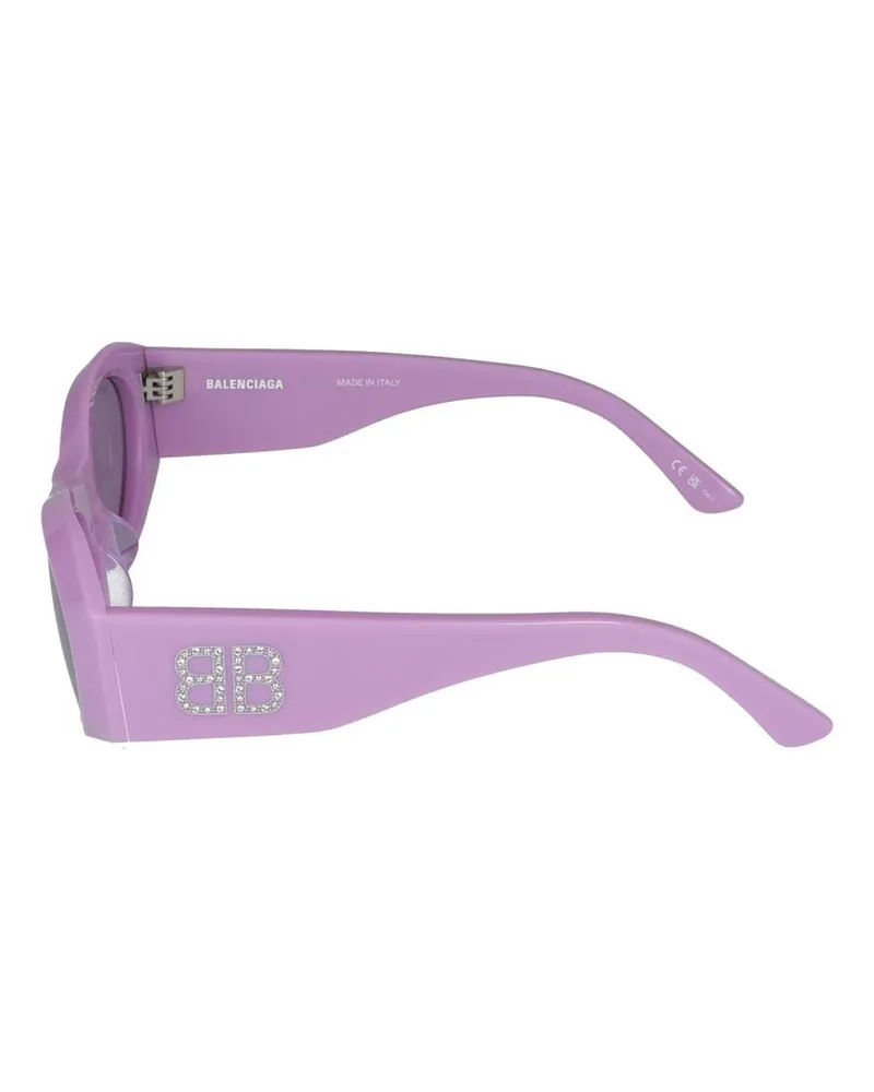 Balenciaga Women's Sunglasses  Bb0396sk 004 Violet 20-145 Acetate Violet