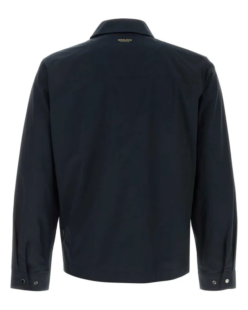 Woolrich Men's Midnight Blue Polyester Urban Timber Jacket Meltonblue Exterior: Giubbini Navy