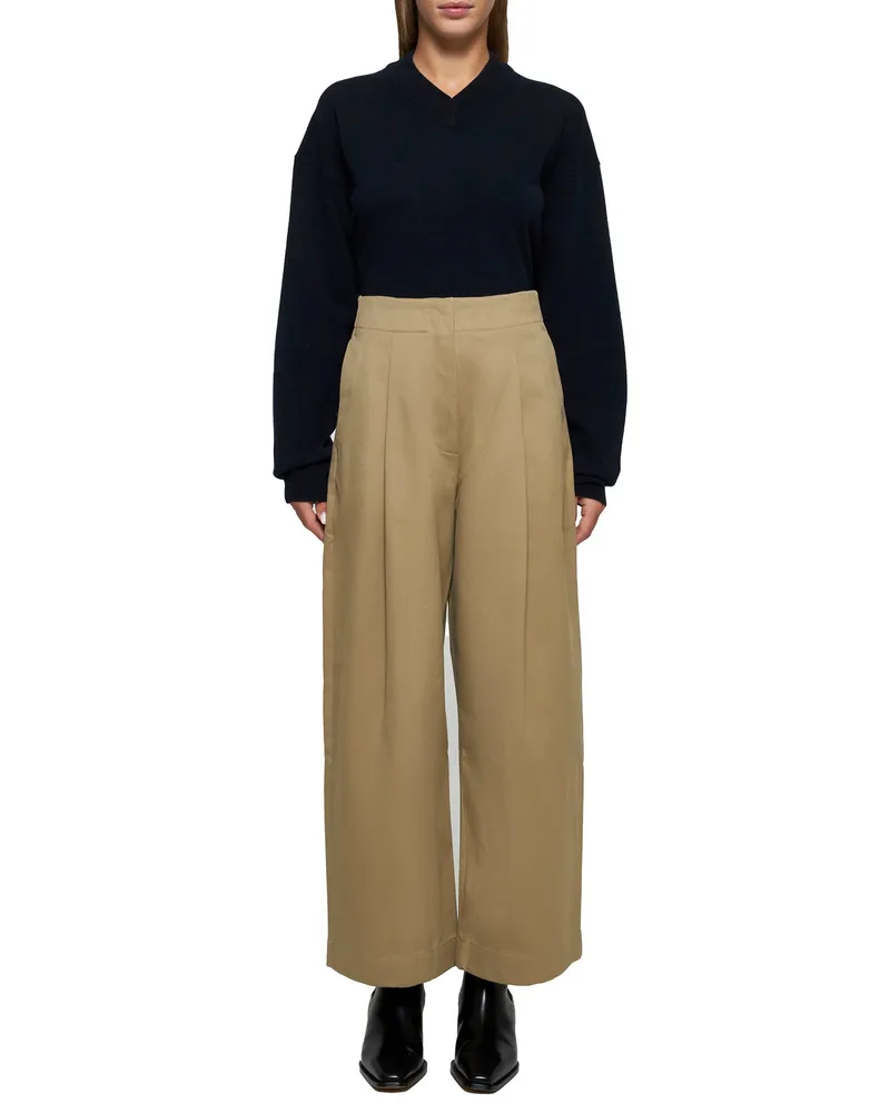 Studio Nicholson Dordoni Trousers — Green Green