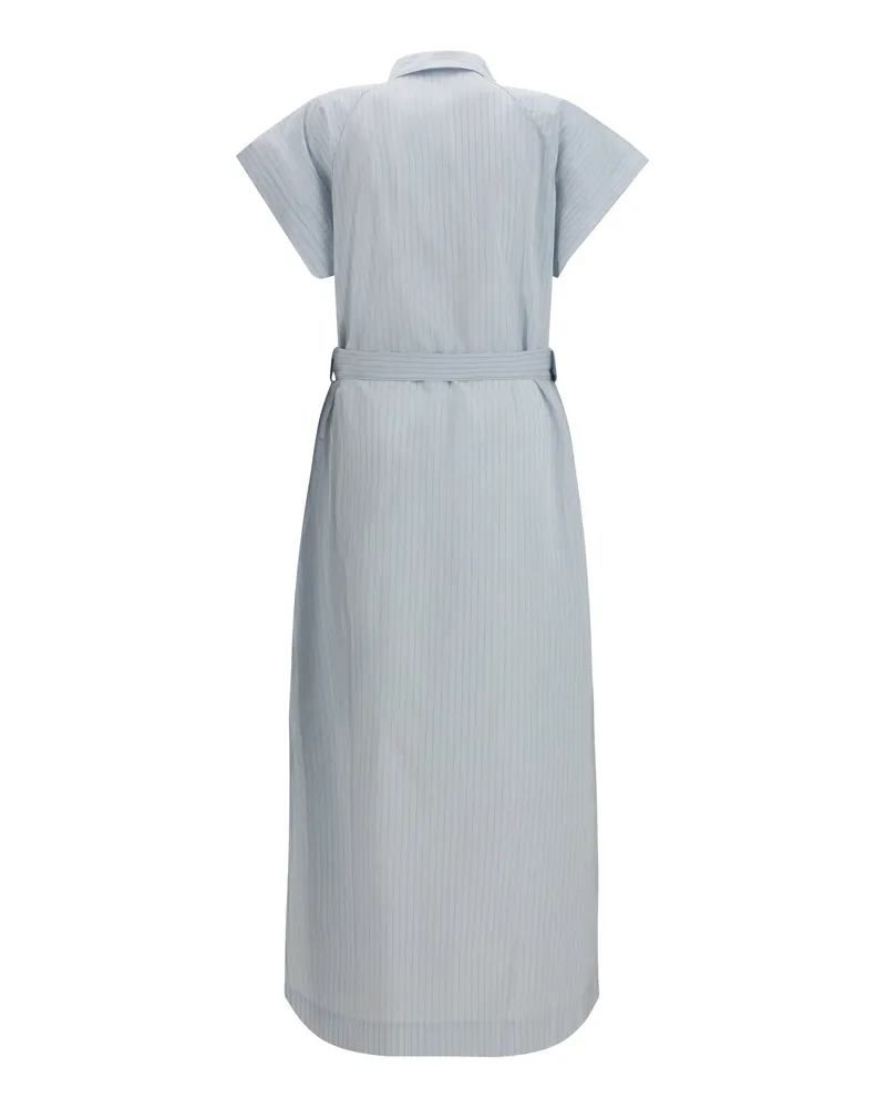 Jacob Cohën Women's Dress Poplin Chemisier Light Blue Stripe Cupro Blue
