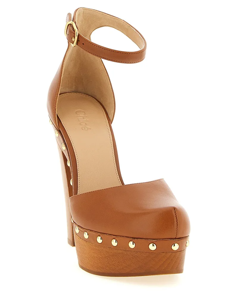 Chloé Lola Pumps — Tan Tan
