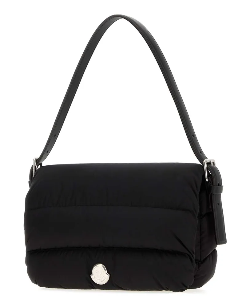 Moncler Women's Black Nylon Caradoc Shoulder Bag 999 Borse A Tracolla Black