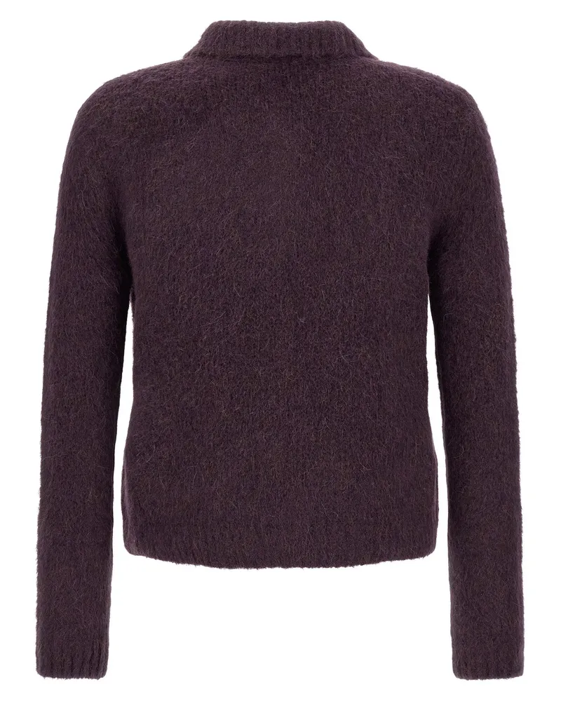 Dries van Noten Mora Cardigan — Purple Purple