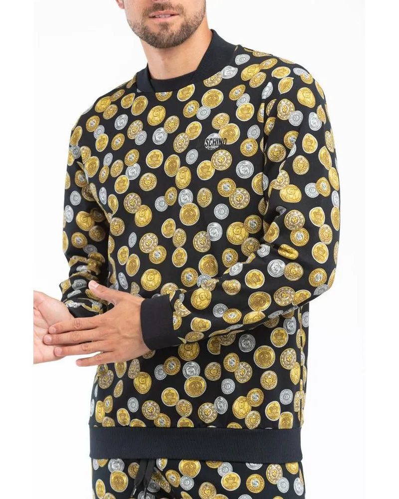Moschino Men's Black Cotton Sweatshirt Clothing Black