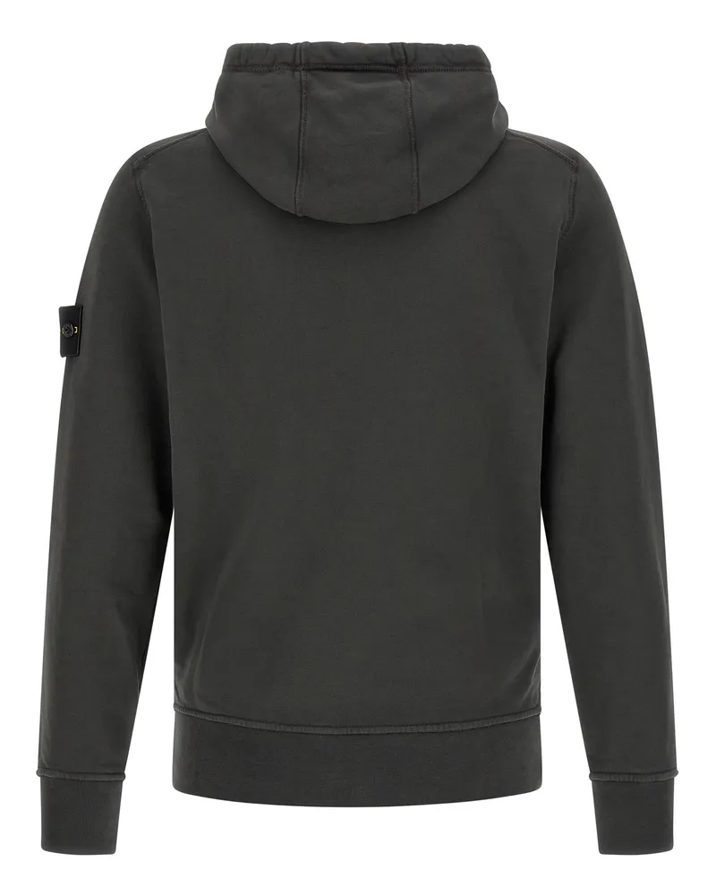 Stone Island Organic Cotton Sweatshirt — Gray Gray