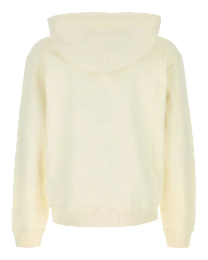 Jil Sander Men Ivory Cotton Sweatshirt Piuma Exterior: Maglie Beige