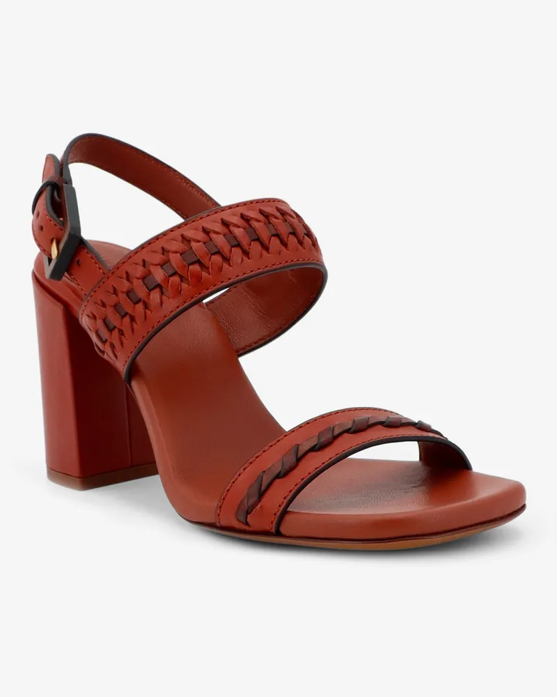 Zimmermann Women's Leather Sandals Alchemy 85 Brown Red