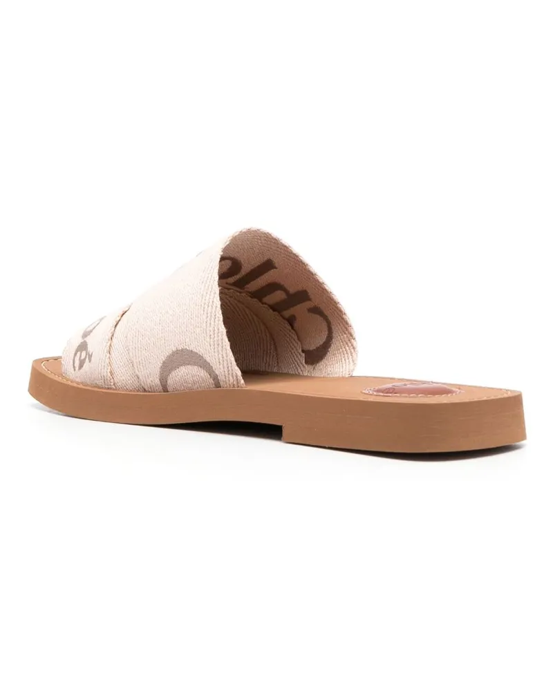 Chloé Woody Sandals — Beige Beige
