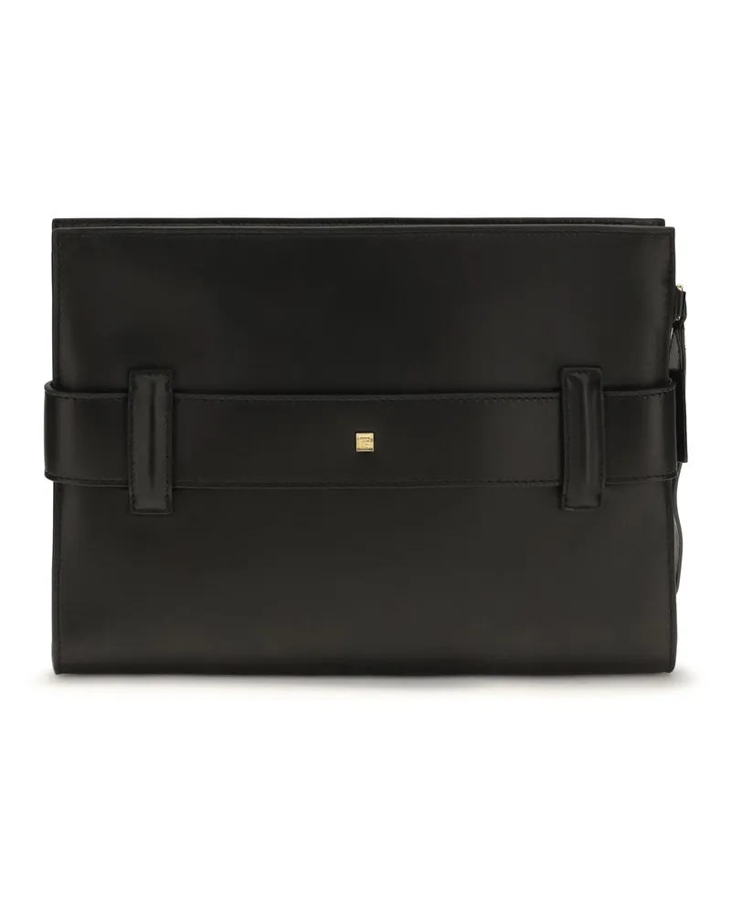 Balmain Anthem Clutch — Black Black