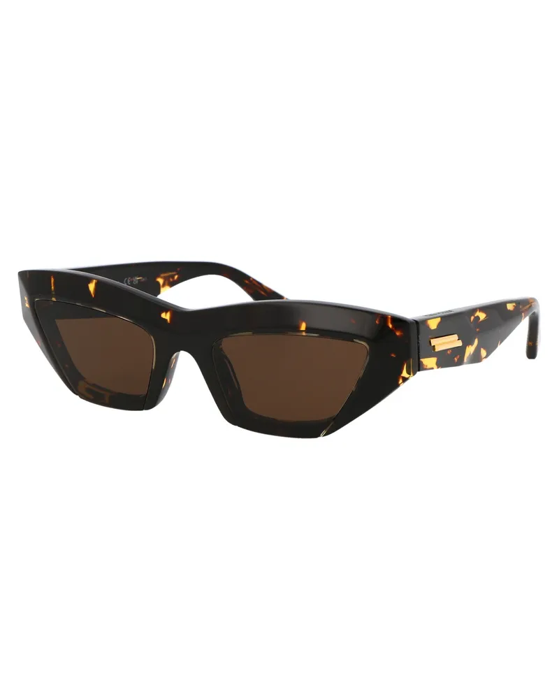 Bottega Veneta Women's Sunglasses Havana Brown Acetate Brown