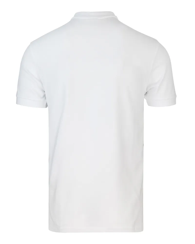 Colmar Men's Polo Shirt Piqué Cotton White T-shirts And Polos 