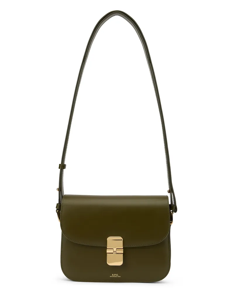 A.P.C. Grace Shoulder Bag — Green Green