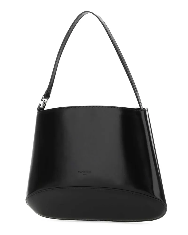 LOW CLASSIC Women's Black Leather Handbag 0372 Borse A Mano Black