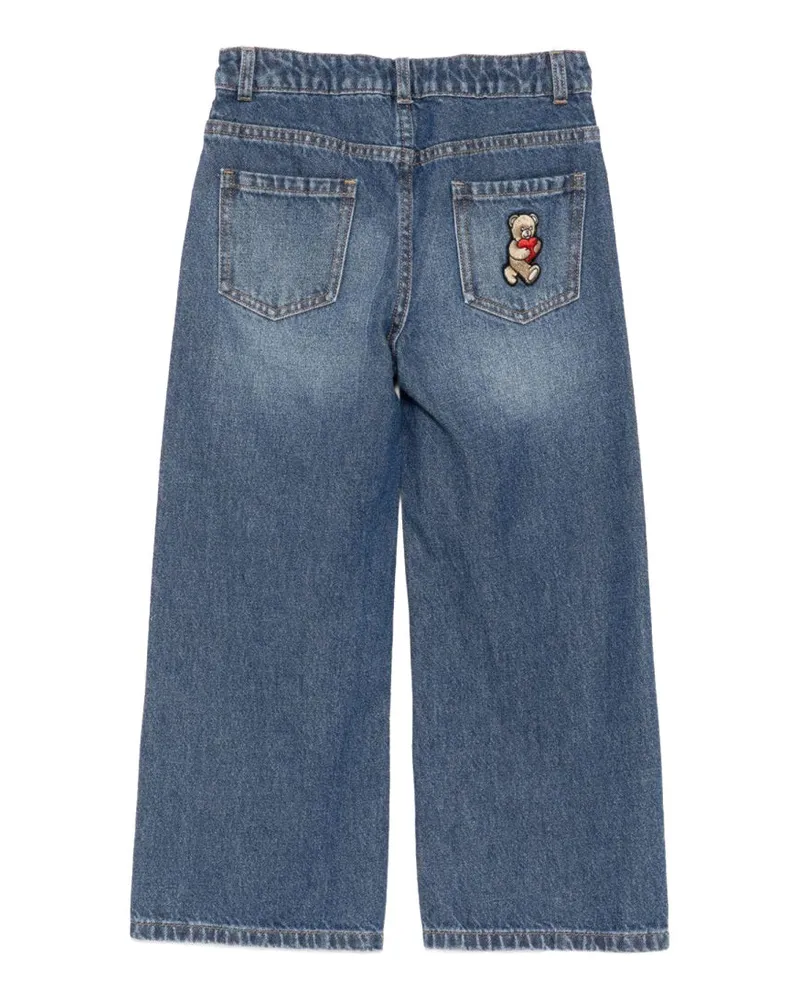 Moschino 100% Cotton Denim Jeans — Blue Blue