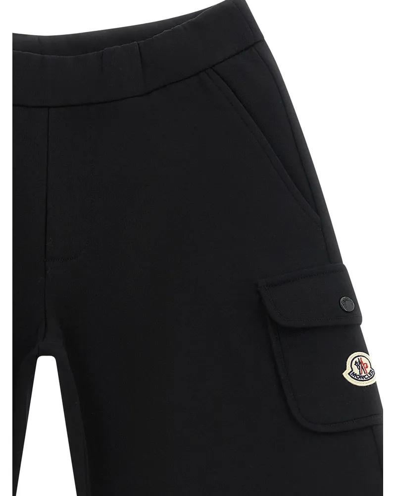 Moncler Cargo Bermuda Shorts — Black Black