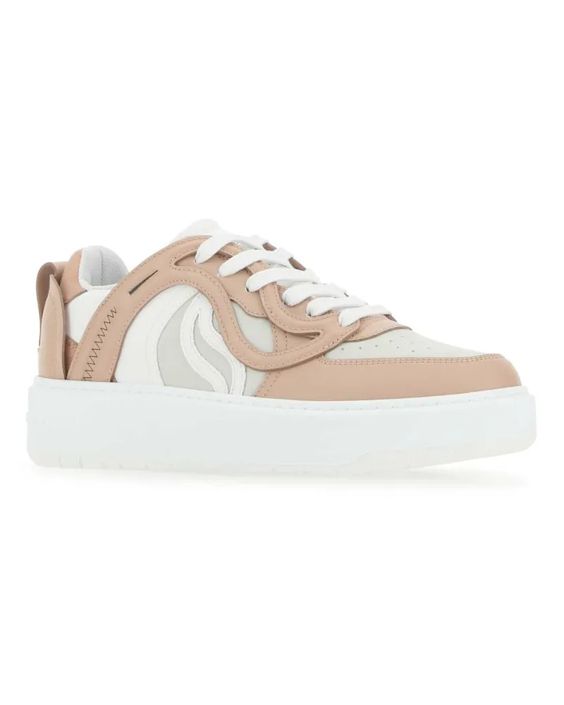 Stella McCartney Women's Multicolor Sporty Mat S-Wave Sneakers 6803 Beige