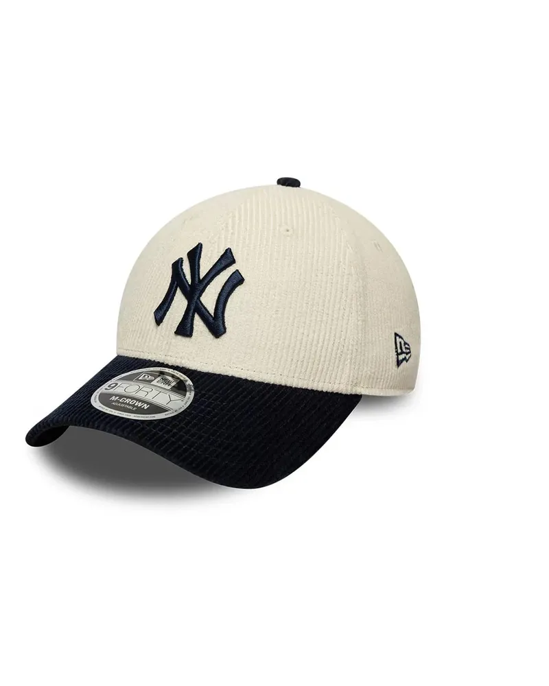 New Era Unisex Snapback Cap 9forty Corduroy Light Beige Crown: Cotton Hat Beige