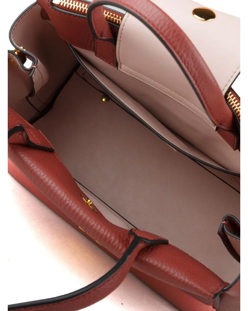 Coccinelle Women's Top Handle Bag Brandy Cowhide - Top-Handle-Bags Red