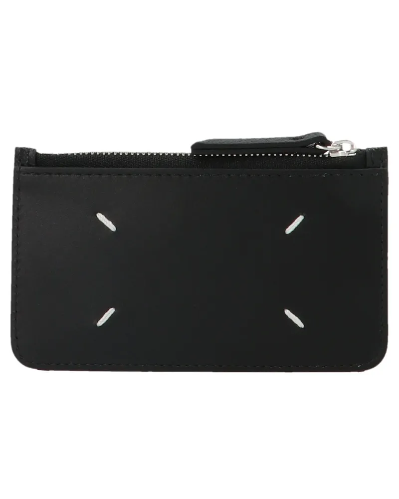 Maison Margiela Stitching Card Case — Black Black