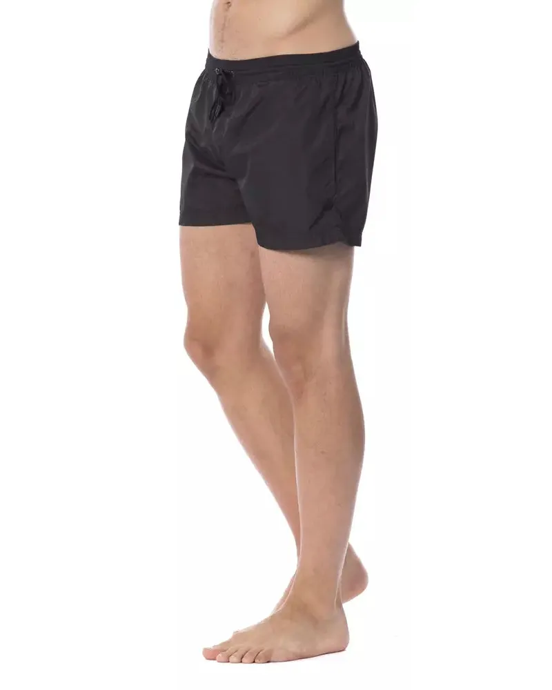 Roberto Cavalli Polyester Swim Shorts — Black Black