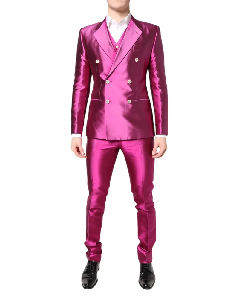 Dolce & Gabbana Sicilia Pant Suit — Pink Pink