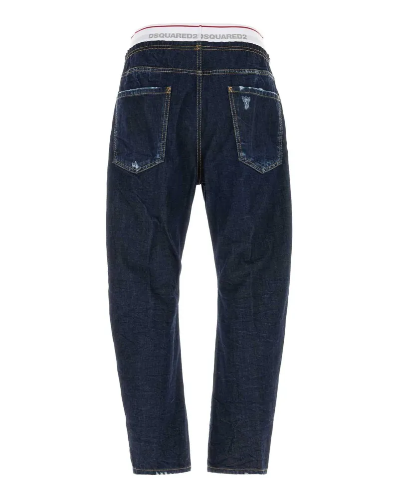Dsquared2 Men's Bro Jean Navy Cotton Navy